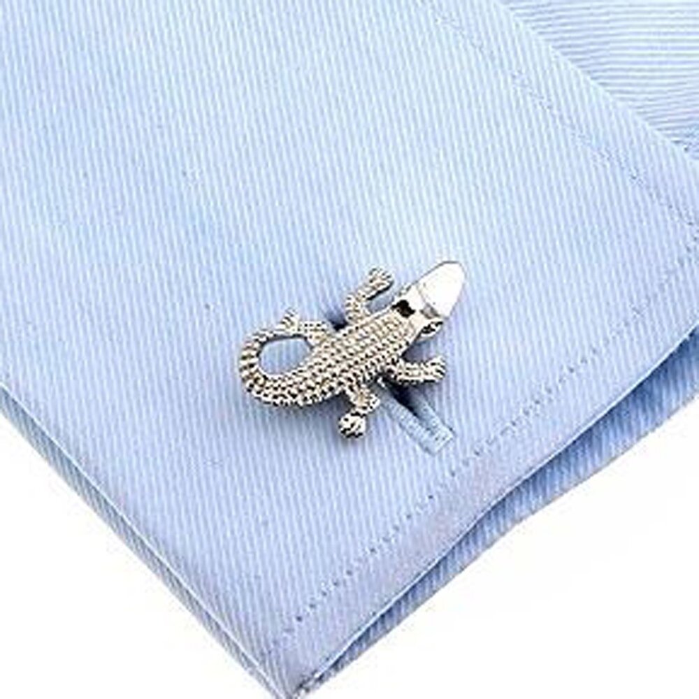 Alligator Cufflinks - Picture 3 of 4